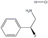 (S)-β-Fluorobenzeneethanamine hydrochloride Struktur