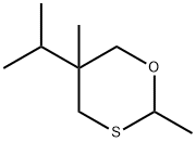 1,3-Oxathiane,2,5-dimethyl-5-(1-methylethyl)-(9CI) Struktur