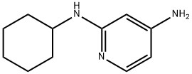 N2-cyclohexylpyridine-2,4-diamine Struktur