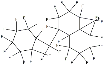 DIFLUORO(UNDECAFLUOROCYCLOHEXYL)METHYL)HEPTADECAFLUORODECAHYDRO NAPHTHALENE Struktur