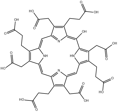 hydroxyuroporphyrin I Struktur