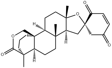 (16S)-13,16-Epoxy-19-hydroxy-4,8-dimethyl-17,23-dioxo-16,24-cyclo-21-nor-13,17-seco-5α-chol-20(22)-ene-4β-carboxylic acid Struktur