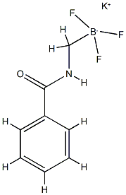 Potassium benzamidomethyltrifluoroborate Struktur