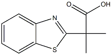 2-Benzothiazoleaceticacid,alpha,alpha-dimethyl-(9CI) Struktur