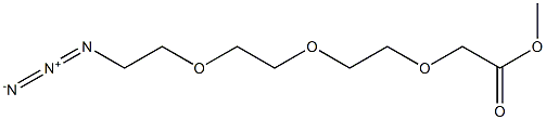 Azido-PEG3-CH2CO2Me Struktur