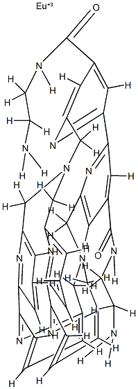 Europium(III) cryptate Struktur