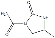 1-Imidazolidinecarboxamide,4-methyl-2-oxo-(9CI) Struktur