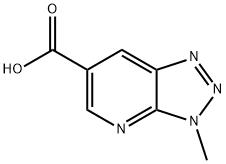 3-methyl-3H-[1,2,3]triazolo[4,5-b]pyridine-6-carboxylic acid(SALTDATA: FREE) Struktur