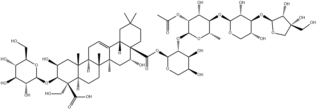 2''-O-acetyl-platyconic acid A Struktur