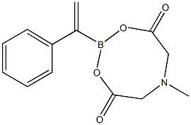 1-Phenylvinylboronic acid MIDA ester Struktur