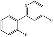 4-chloro-2-(2-fluorophenyl)pyrimidine(WX150106) Struktur