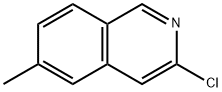 3-CHLORO-6-METHYLISOQUINOLINE Struktur