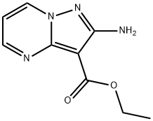 ethyl 2-aminopyrazolo[1,5-a]pyrimidine-3-carboxylate Struktur