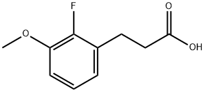 3-(2-Fluoro-3-methoxy-phenyl)-propionic acid Struktur