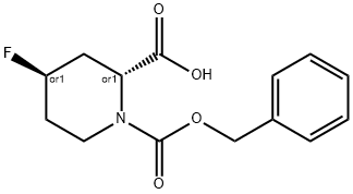 (2S,4S)-4-Fluoro-Piperidine-1,2-Dicarboxylic Acid 1-Benzyl Ester(WX610033) Struktur