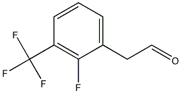 2-(2-fluoro-3-(trifluoromethyl)phenyl)acetaldehyde Struktur