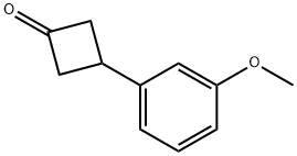 3-(3-methoxyphenyl)cyclobutanone Struktur