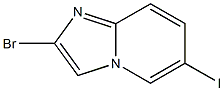 2-bromo-6-iodoH-imidazo[1,2-a]pyridine Struktur