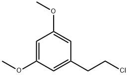 1-(2-chloroethyl)-3,5-dimethoxybenzene Struktur