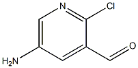 5-Amino-2-chloro-pyridine-3-carbaldehyde Struktur