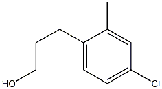 3-(4-Chloro-2-methyl-phenyl)-propan-1-ol Struktur