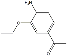 1-(4-Amino-3-ethoxy-phenyl)-ethanone Struktur