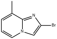 2-bromo-8-methylH-imidazo[1,2-a]pyridine Struktur