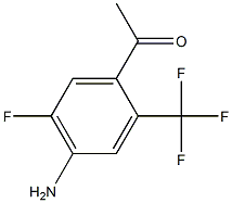 1-(4-Amino-5-fluoro-2-trifluoromethyl-phenyl)-ethanone Struktur