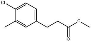 3-(4-Chloro-3-methyl-phenyl)-propionic acid methyl ester Struktur