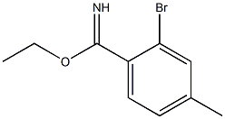 ethyl 2-bromo-4-methylbenzimidate Struktur