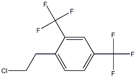 1-(2-chloroethyl)-2,4-bis(trifluoromethyl)benzene Struktur