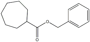 benzyl cycloheptanecarboxylate Struktur