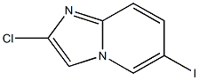 2-chloro-6-iodoH-imidazo[1,2-a]pyridine Struktur