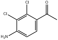 1-(4-Amino-2,3-dichloro-phenyl)-ethanone Struktur