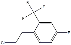 1-(2-chloroethyl)-4-fluoro-2-(trifluoromethyl)benzene Struktur