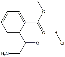 METHYL 2-(2-AMINOACETYL)BENZOATE HYDROCHLORIDE Struktur