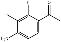 1-(4-Amino-2-fluoro-3-methyl-phenyl)-ethanone Struktur