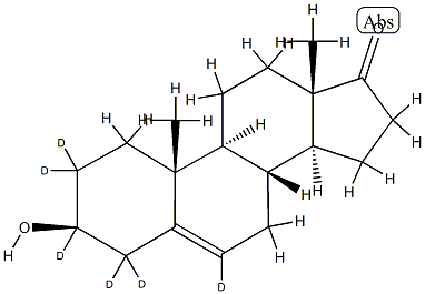 Dehydroepiandrosterone-[D6] Struktur