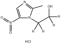 [2H4]-Metronidazol hydrochloride Struktur