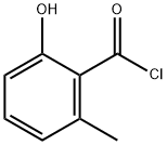 2-Hydroxy-6-Methylbenzoyl chloride Struktur