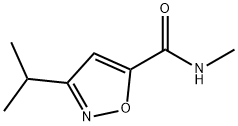 5-Isoxazolecarboxamide,N-methyl-3-(1-methylethyl)-(9CI) Struktur