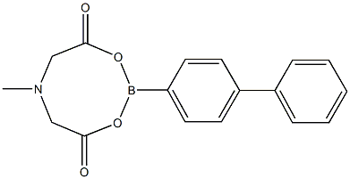 4-Biphenylboronic acid MIDA ester Struktur