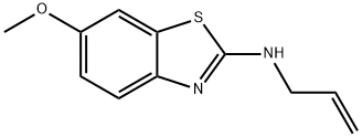 2-Benzothiazolamine,6-methoxy-N-2-propenyl-(9CI) Struktur