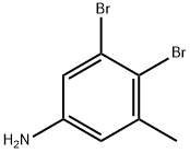 3,4-Dibromo-5-methylaniline Struktur