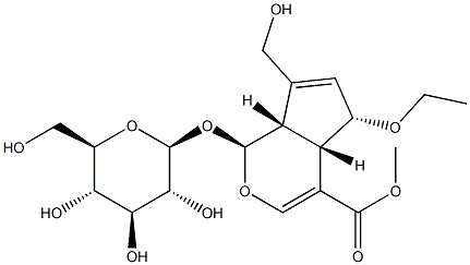 6-乙氧基京尼平苷 結(jié)構(gòu)式