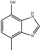 1H-Benzimidazol-4-ol,7-methyl-(9CI) Struktur