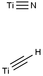 TITANIUM CARBONITRIDE Struktur