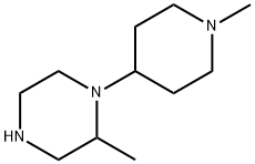 Piperazine, 2-Methyl-1-(1-Methyl-4-piperidinyl) Struktur