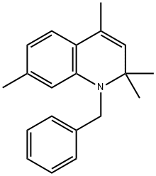 1-benzyl-2,2,4,7-tetramethyl-1,2-dihydroquinoline Struktur