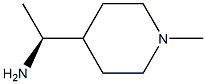 (1S)-1-(1-Methylpiperidin-4-yl)ethan-1-aMine Struktur